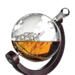 Set sticlă-decantor glob și 2 pahare, MikaMax - imagine 3