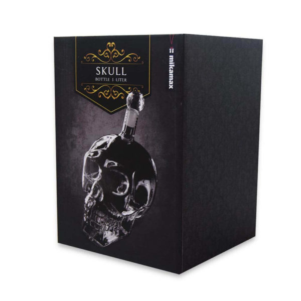 skull-bottle-1L-2 Sticlă-decantor ”Craniu” - 1L, Mikamax - imagine 3