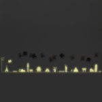 Autocolant fosforescent Călătorind în jurul lumii - model WSG6031, Walplus