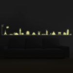 Autocolant fosforescent Călătorind în jurul lumii - model WSG6031, Walplus - imagine 3