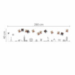 Autocolant fosforescent Călătorind în jurul lumii - model WSG6031, Walplus - imagine 6