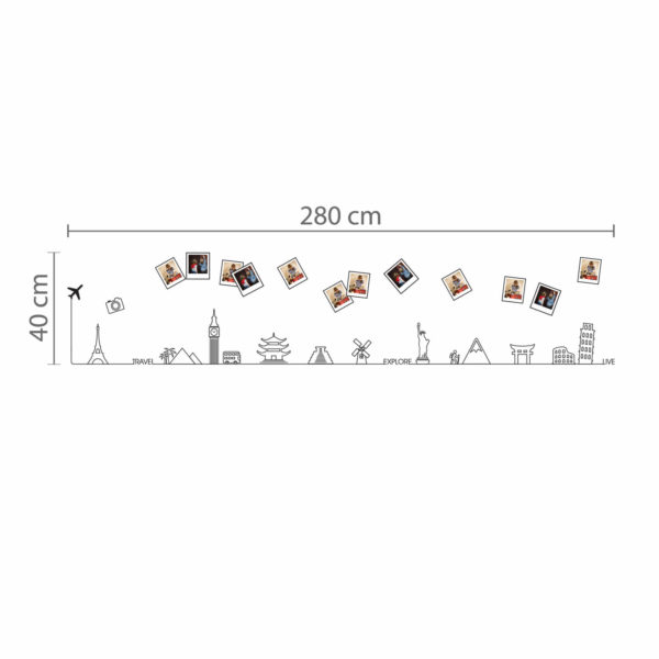 walplus-glow-in-the-dark-decoration-sticker-travel-around-the-world-5 Autocolant fosforescent Călătorind în jurul lumii - model WSG6031, Walplus - imagine 6