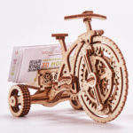 Bicicleta - puzzle 3D - kit de asamblare, Wood Trick - imagine 3