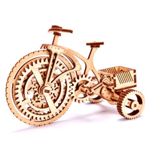 Bicicleta - puzzle 3D - kit de asamblare, Wood Trick