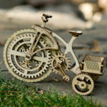 Bicicleta - puzzle 3D - kit de asamblare, Wood Trick - imagine 12