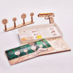Pistol M1 - puzzle 3D - kit de asamblare, Wood Trick - imagine 6