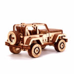 Mașină safari 4x4 - puzzle 3D - kit de asamblare, Wood Trick - imagine 3