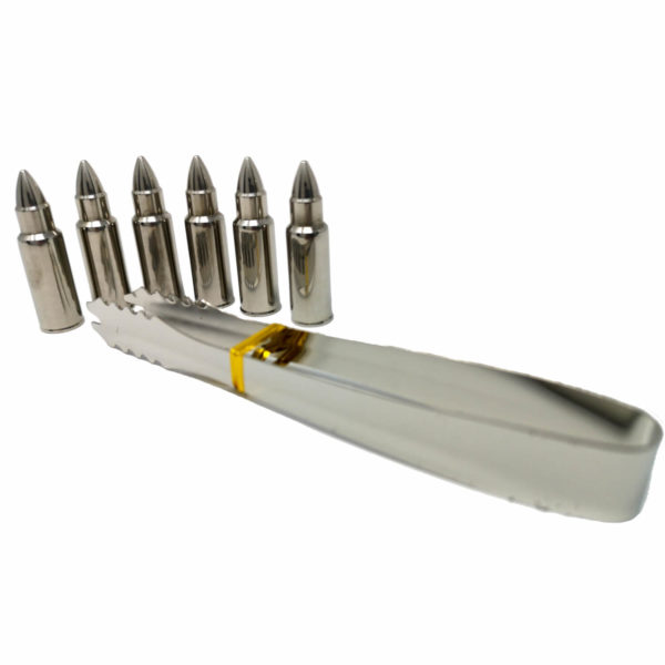 united-entertainment-whisky-stones-bullets-set-of-6 Set 6 gloanțe din inox pentru răcirea băuturilor, United Entertainment