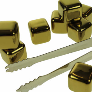 Set 8 cuburi din inox pentru răcirea băuturilor