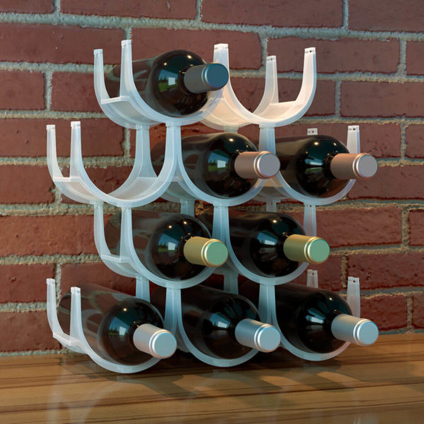 Raft de vin modular - set pentru 10 sticle, Balvi - imagine 2