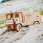 Camion MAZ 5309RR - puzzle 3D - kit de asamblare, Eco-Wood-Art - imagine 7