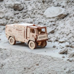 Camion MAZ 5309RR - puzzle 3D - kit de asamblare, Eco-Wood-Art - imagine 9