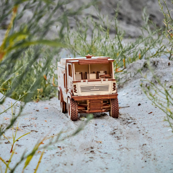 Camion MAZ 5309RR - puzzle 3D - kit de asamblare, Eco-Wood-Art - imagine 11