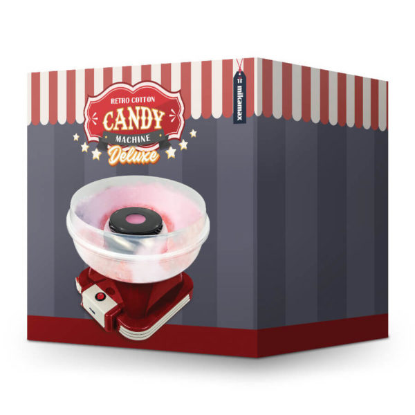 Mașină vată de zahăr Retro Deluxe, MikaMax - imagine 6