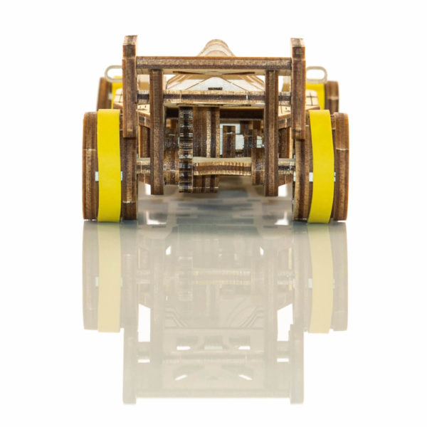 Mașină de curse Bolid - puzzle 3D - kit de asamblare, Wooden City - imagine 5