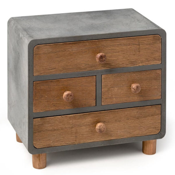 Loft Jewellery box, wood Cutie bijuterii din lemn cu patru sertare - Loft