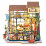 Florăria lui Emily DG145 - cu iluminare LED - kit de asamblare, Robotime - imagine 2