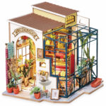 Florăria lui Emily DG145 - cu iluminare LED - kit de asamblare, Robotime - imagine 6