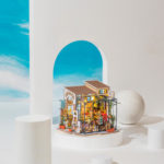 Florăria lui Emily DG145 - cu iluminare LED - kit de asamblare, Robotime - imagine 7