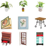 Cafeneaua lui Simon DG109 – cu iluminare LED – kit de asamblare, Robotime - imagine 5