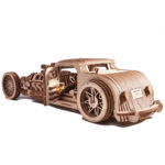 Hot Rod - puzzle 3D - kit de asamblare, Wood Trick - imagine 5
