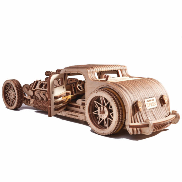 Hot Rod - puzzle 3D - kit de asamblare, Wood Trick - imagine 5