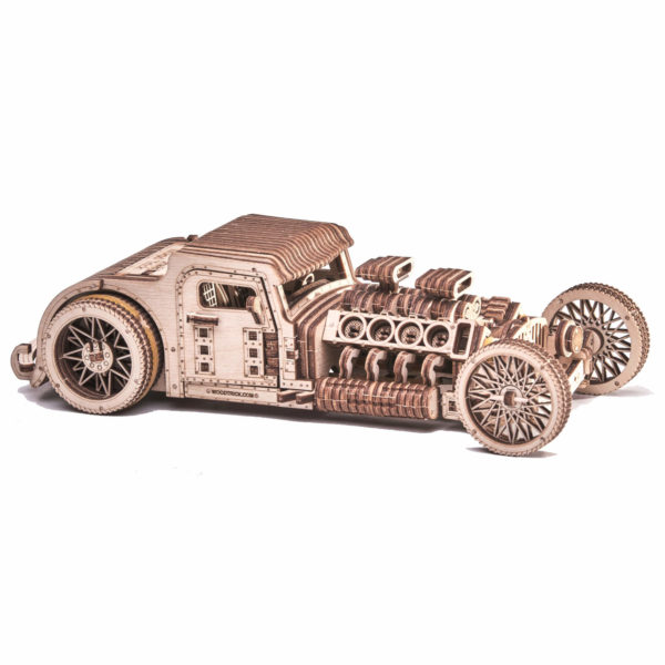 wood-trick-wooden-model-kit-hot-rod Hot Rod - puzzle 3D - kit de asamblare