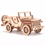Jeep - puzzle 3D - kit de asamblare, Wood Trick - imagine 4