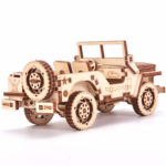 Jeep - puzzle 3D - kit de asamblare, Wood Trick - imagine 5
