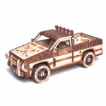 Camionetă WT-1500 - puzzle 3D - kit de asamblare, Wood Trick - imagine 2