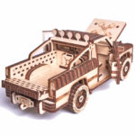 Camionetă WT-1500 - puzzle 3D - kit de asamblare, Wood Trick - imagine 6