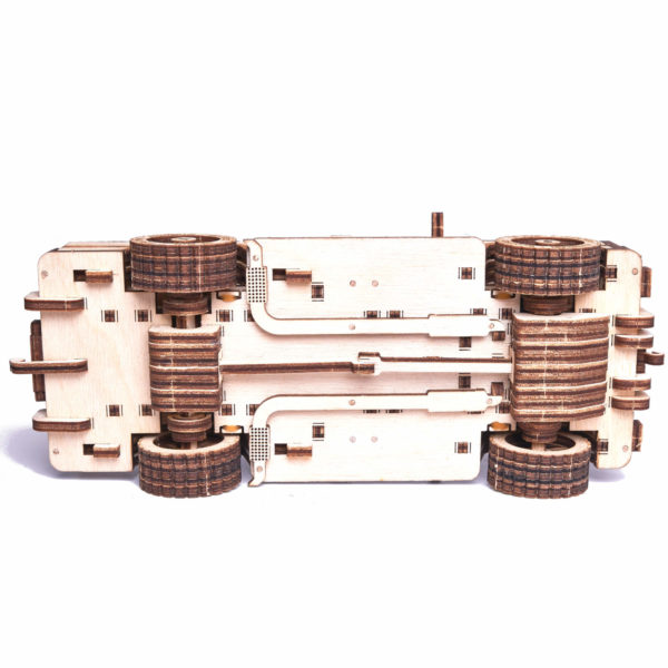 Camionetă WT-1500 - puzzle 3D - kit de asamblare, Wood Trick - imagine 7