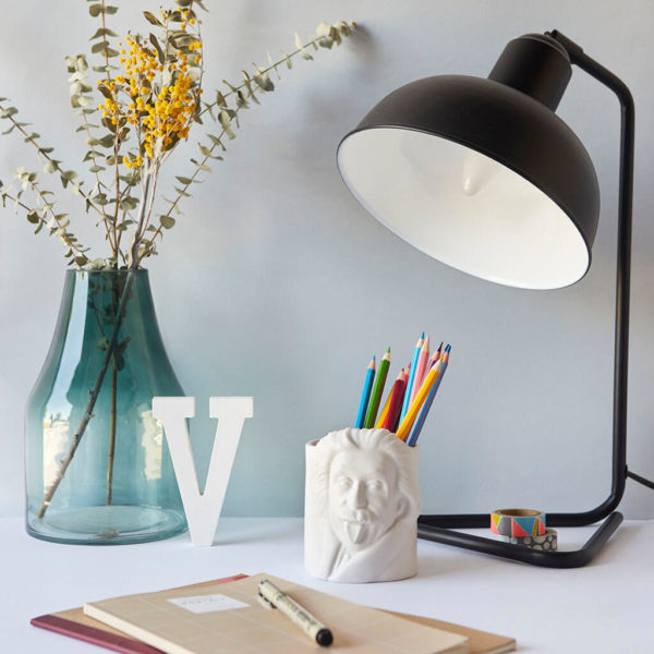 Suport creioane ceramic Albert Einstein, Balvi - imagine 3