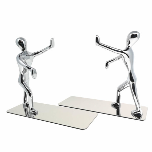 Set 2 suporți cromați pentru cărți - "Umbre", Balvi - imagine 3