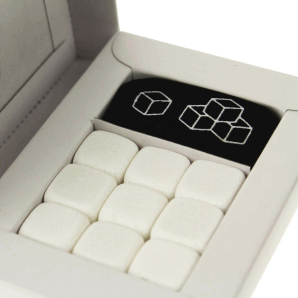 Set 9 cuburi piatră albă pentru răcit băuturi, United Entertainment - imagine 2