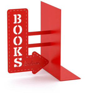Suport cărți ”Bookshop” - roșu