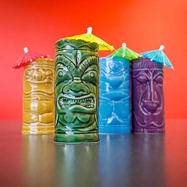 tiki-mug-set-2 Set 4 pahare ceramice Tiki, Mikamax - imagine 3