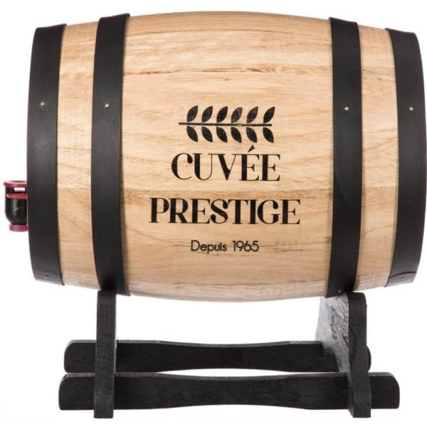 Barrel-wine-dispenser-5.5l-1 Dispenser vin sub formă de butoi - 5.5l, Secret de Gourmet - imagine 2