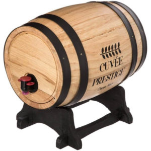 Dispenser vin sub formă de butoi - 5,5l