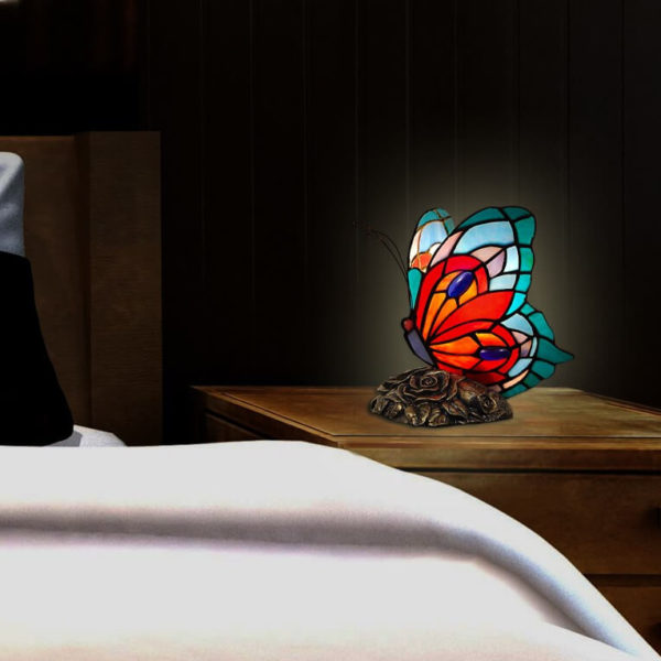 Butterfly-m19-1 Lampă ”Fluture” în stil Tiffany - model 19, ADM - imagine 2