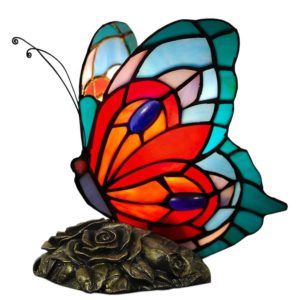 Lampă ”Fluture” în stil Tiffany