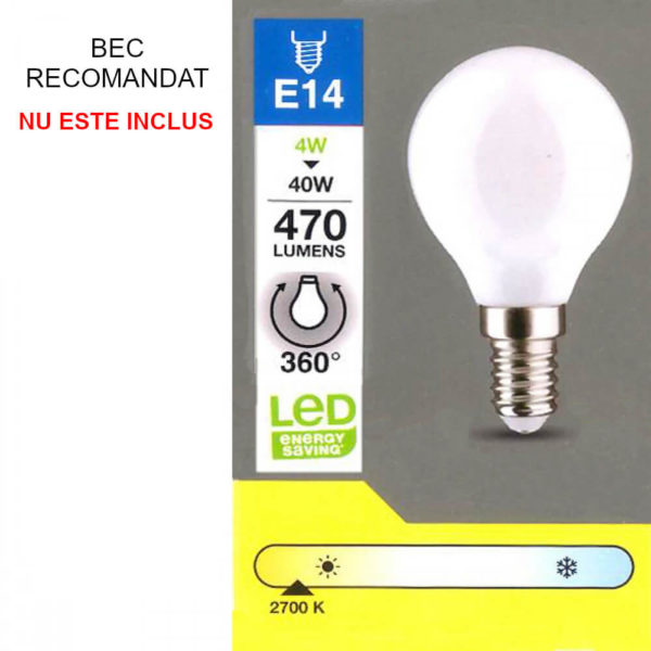 Aplică de perete cu libelule în stil Tiffany, ADM - imagine 4