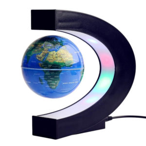 Glob cu levitație magnetică iluminat cu LED