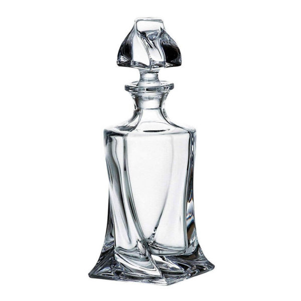 twisted-decanter-set-5 Set decantor răsucit cu două pahare, MikaMax - imagine 6