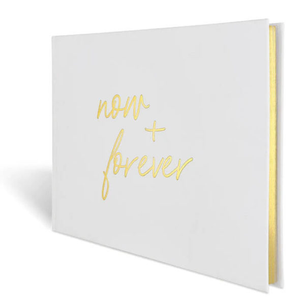 Carte de oaspeți nuntă "now + forever"